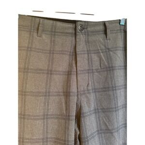 Beach Fishing Outdoor Volcom Surf and Turf Hybrid Shorts Mens 36 Plaid Stretch‎